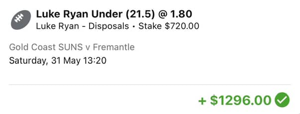 Luke Ryan Under (21.5)